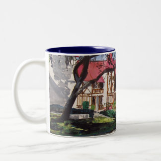 Tasse 2 Couleurs Aquarelle de logement de Stephen