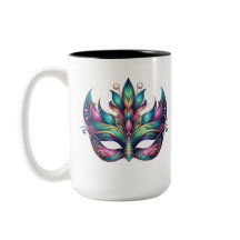 aquarelle Mardi Gras masque carnaval