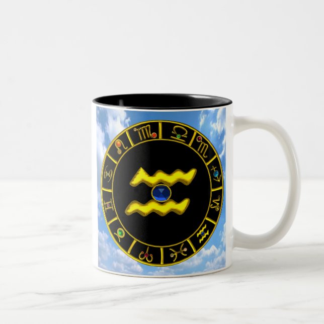TASSE 2 COULEURS AQUARIUS (Droit)