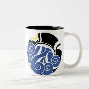 Tasse 2 Couleurs Aquarius Graphique Eau tourbillonnant de Vase
