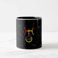Aquarius Uranus Symbole planétaire Tie Dye étoilé