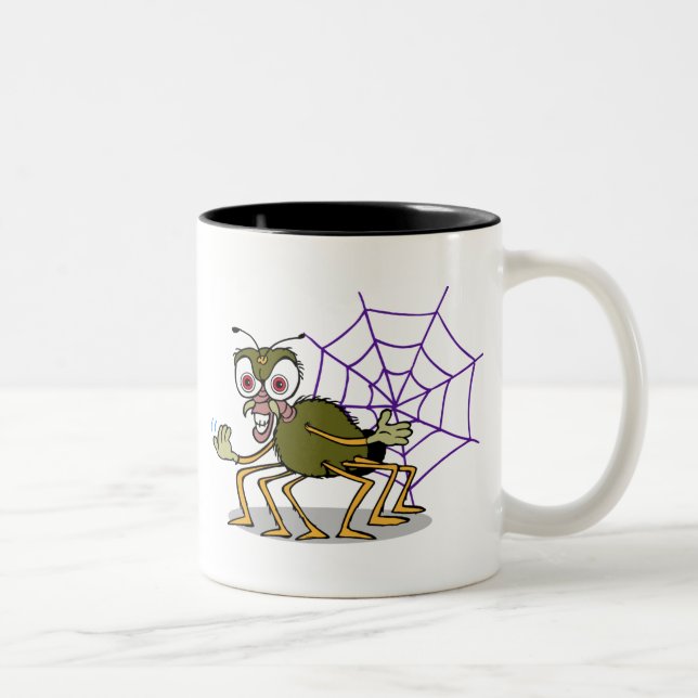 Tasse 2 Couleurs Araignée agressive (Droit)
