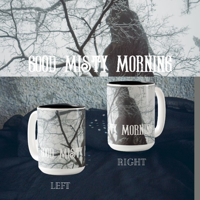 Tasse 2 Couleurs Arbre ancien dans une forêt humide (Créateur téléchargé)