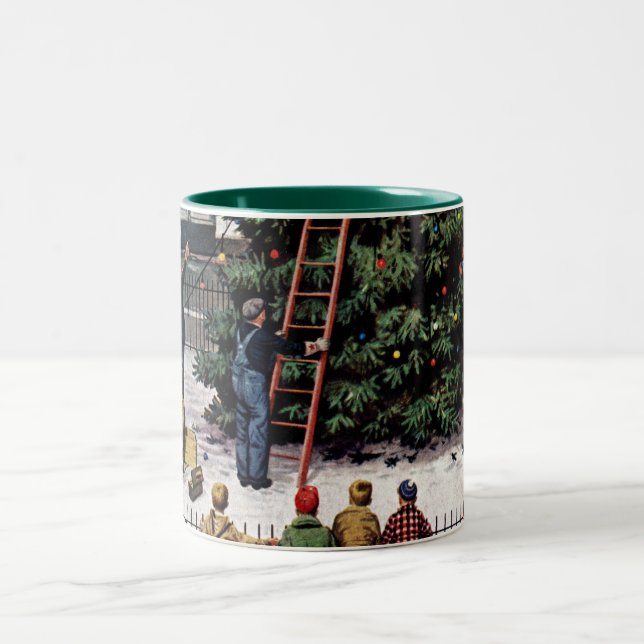 Tasse 2 Couleurs Arbre dans la place (Centre)