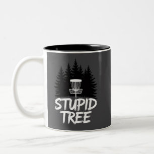 Tasse 2 Couleurs Arbre Stupide Disc Golf Drôle Frisbee Golf Golfeur
