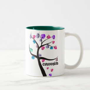 Tasse 2 Couleurs Arbre unique de cadeaux de Cytologist avec la
