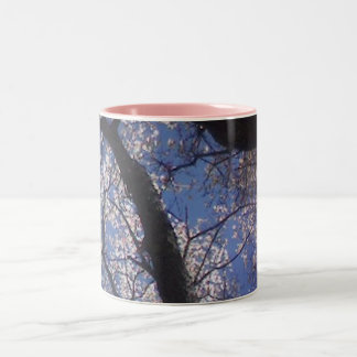 Tasse 2 Couleurs arbres de printemps
