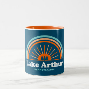 Tasse 2 Couleurs Arc-en-ciel du lac Arthur Pennsylvanie