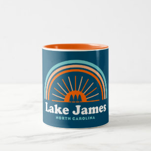 Tasse 2 Couleurs Arc en ciel du lac James North Carolina