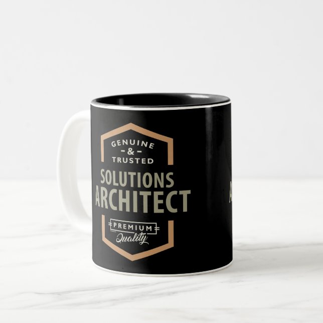 Tasse 2 Couleurs Architecte de solutions (Devant gauche)