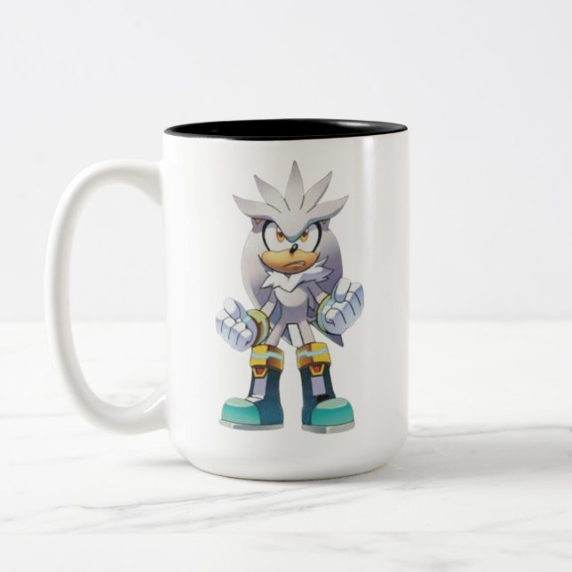 Tasse 2 Couleurs Argent Le hérisson (Gauche)