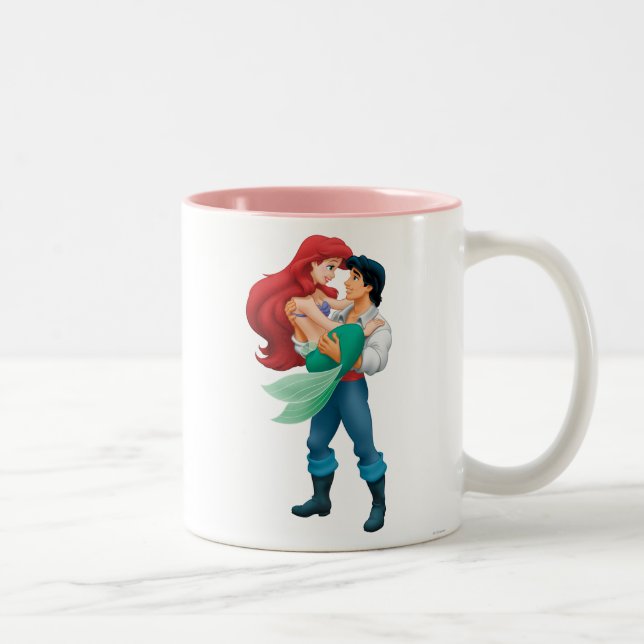Tasse 2 Couleurs Ariel et le prince Eric (Droit)
