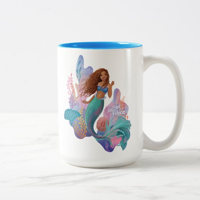 Tasse 2 Couleurs Ariel Trouve ta voix (Droit)