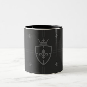 Tasse 2 Couleurs Armoiries De Louisiane Fleur De Lis