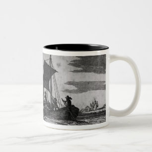 Tasse 2 Couleurs Arrivée de l'anglais à Roanoke
