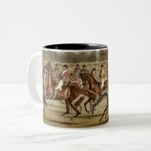 Tasse 2 Couleurs Art 1886 de course de chevaux de course