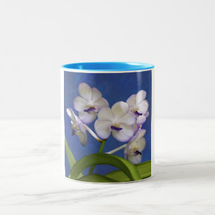Tasse 2 Couleurs Art coloré de photographie d'usines florales de