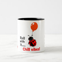 Art de citation coccinelle vibes détendues Roule a