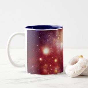 Tasse 2 Couleurs Art de nébuleuse cosmique, couleurs de galaxie pou