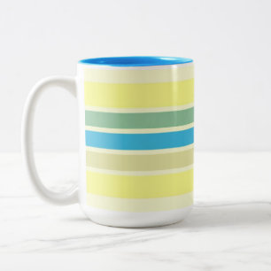 Tasse 2 Couleurs art moderne rayures