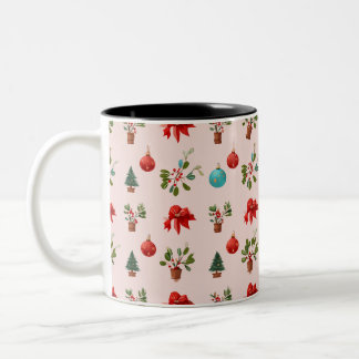 Tasse 2 Couleurs Art plein d'ambiance de Noël