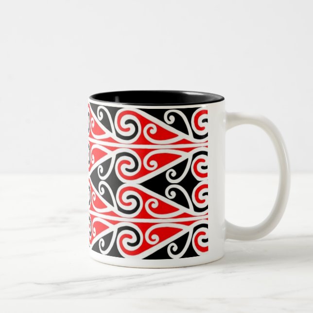 Tasse 2 Couleurs art tribal de conceptions maories pour vous (Droit)