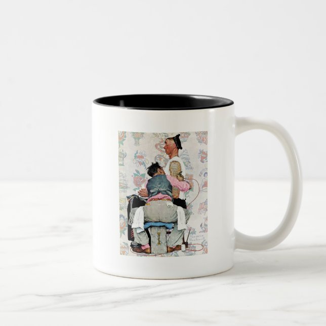 Tasse 2 Couleurs Artiste du tatouage (Droit)
