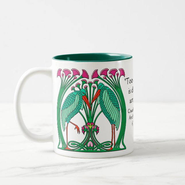 Tasse 2 Couleurs Arts et Artisanat Granes v2 (Gauche)