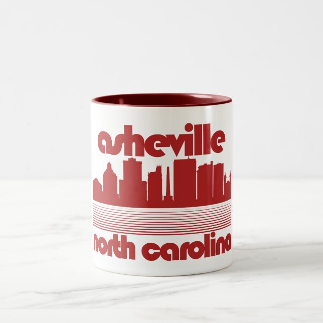 Tasse 2 Couleurs Asheville, Caroline du Nord (Centre)