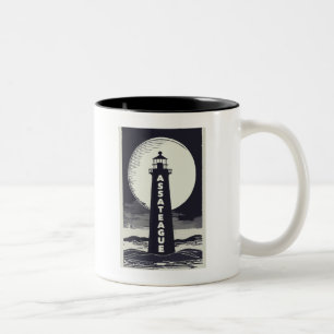 Tasse 2 Couleurs Assateague Lighthouse Virginia Moon