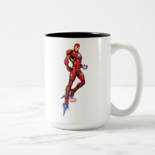 Tasse 2 Couleurs Assemblage homme en fer