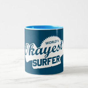 Tasse 2 Couleurs Assez bon surfeur du monde