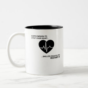 Tasse 2 Couleurs Assez Mignons Pour Arrêter Votre Coeur... ...Asse