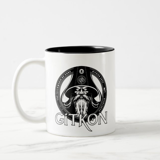 Tasse 2 Couleurs Assistant Musique | GitKon : La Bourse de Code (Gauche)