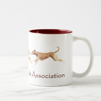 Tasse 2 Couleurs Association d'Azawakh d'Américain