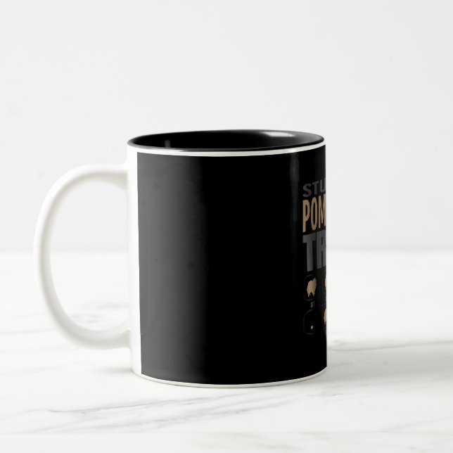 Tasse 2 Couleurs astuces pomeraniennes tenaces (Gauche)
