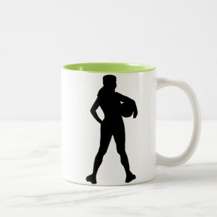 Tasse 2 Couleurs Athlète de fille ; Cool
