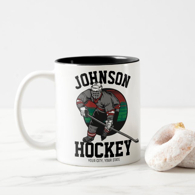 Tasse 2 Couleurs Athlétisme (Avec donut)