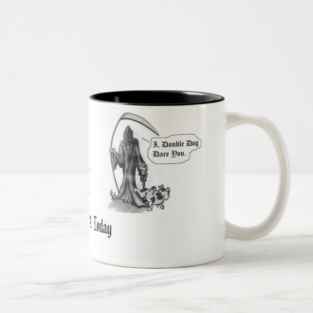 Tasse 2 Couleurs Attaquez hier et aujourd'hui (Droit)