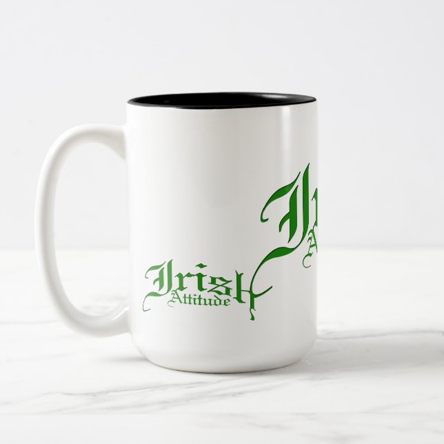 Tasse 2 Couleurs Attitude irlandaise (Gauche)