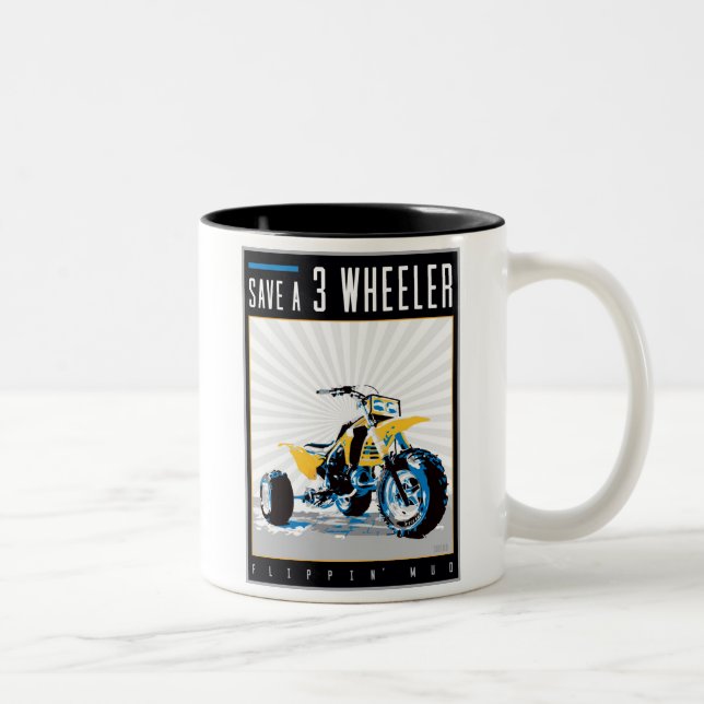Tasse 2 Couleurs ATV - Sauvez un rouleur 3 (Droit)