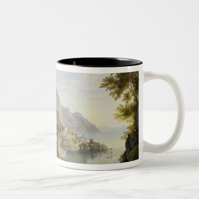 Tasse 2 Couleurs Au Golfe de Salerno, 1826 (Droit)