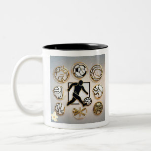 Tasse 2 Couleurs "Audacieux design sportif"