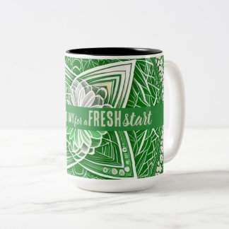 Tasse 2 Couleurs Aujourd'hui est un bon jour de nouveau départ Cita
