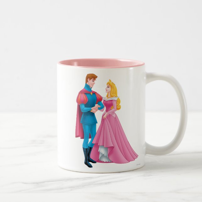 Tasse 2 Couleurs Aurora et Prince Phillip (Droit)