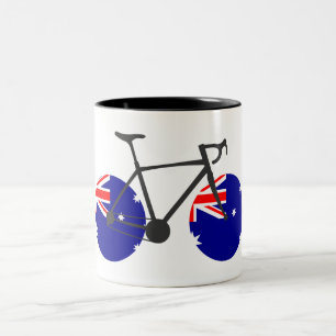 Tasse 2 Couleurs Australie Drapeau cycliste