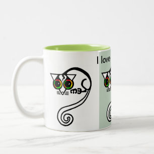 Tasse 2 Couleurs Australie Mignonne J'aime POSSUMS - Nature - Faune