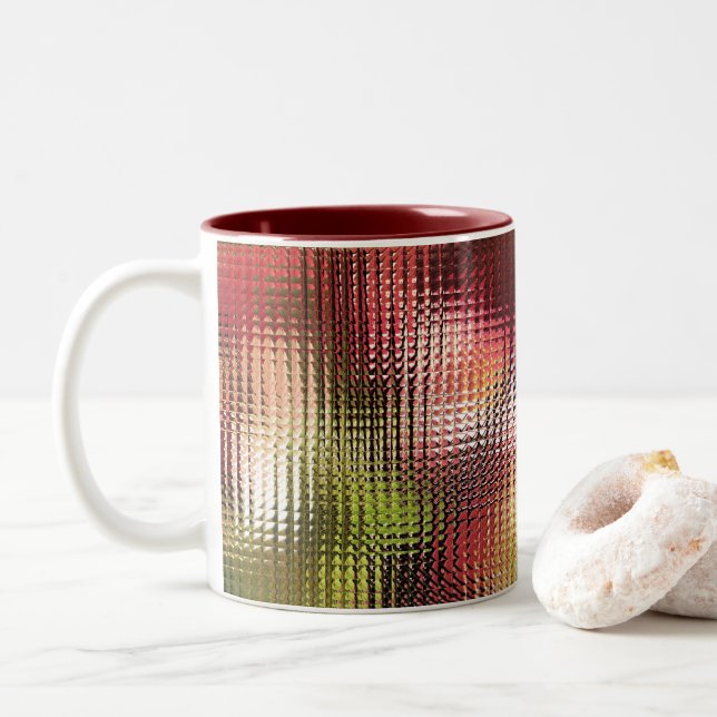 TASSE 2 COULEURS AUTOMNE (Avec donut)