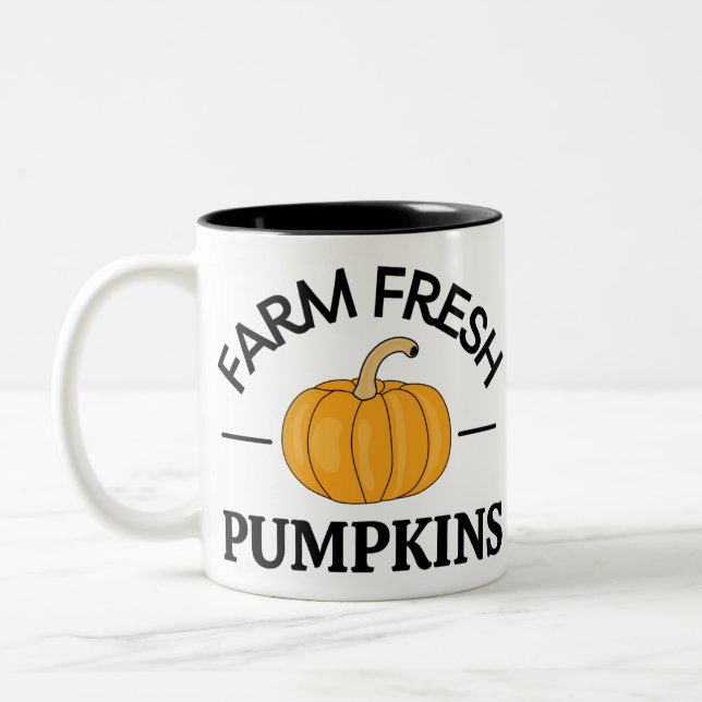 Tasse 2 Couleurs Automne citrouille Automne (Gauche)