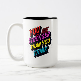 Tasse 2 Couleurs Autonomiser l'art de la typographie des devis